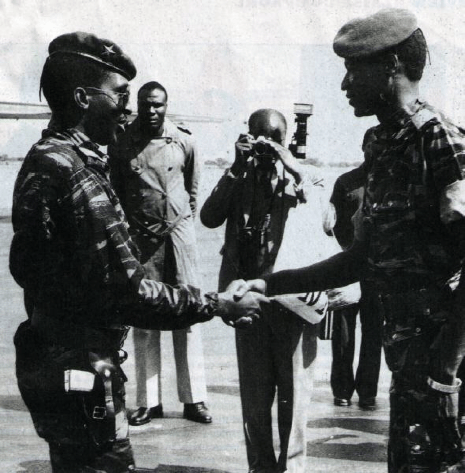 blaise compaore-Thomas Sankara Blaise Compaore Burkina Faso 1987