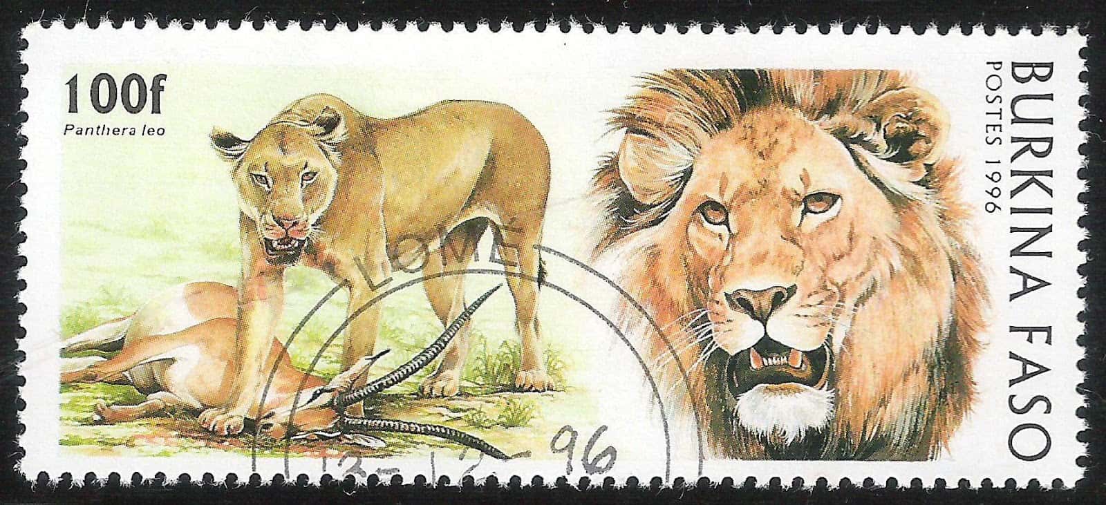 blaise compaore-post stamp burkina faso 