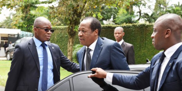 President Compaore en exile a Abidjan 